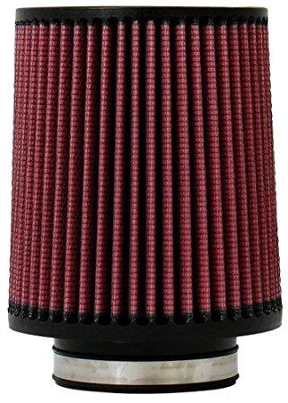 Injen 8-Layer Oiled Cotton Gauze Air Filter 3.5in Black Oiled | Technology (X-1021-BR)