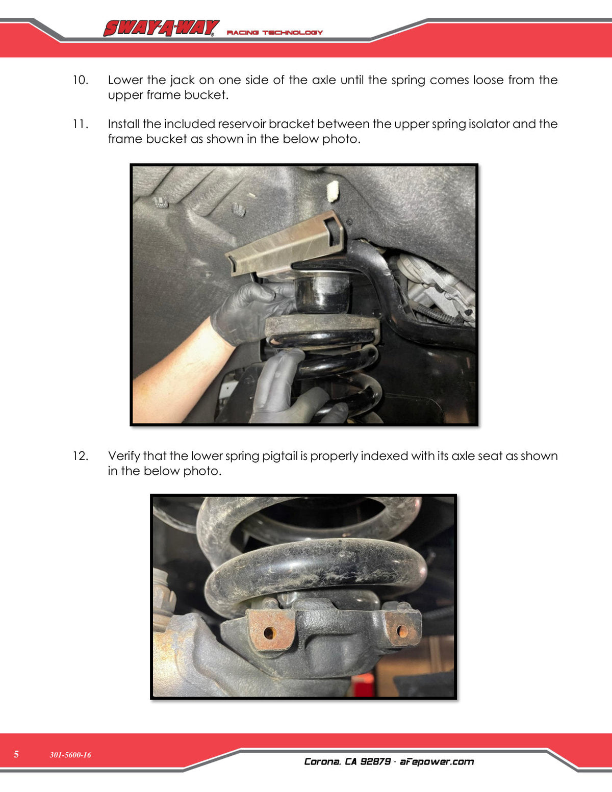 aFe Sway-A-Way 2.5 Front Shock Kit w/ Remote Reservoirs for 4-6 IN Lifts Ford F-250/F-350 17-24 4WD