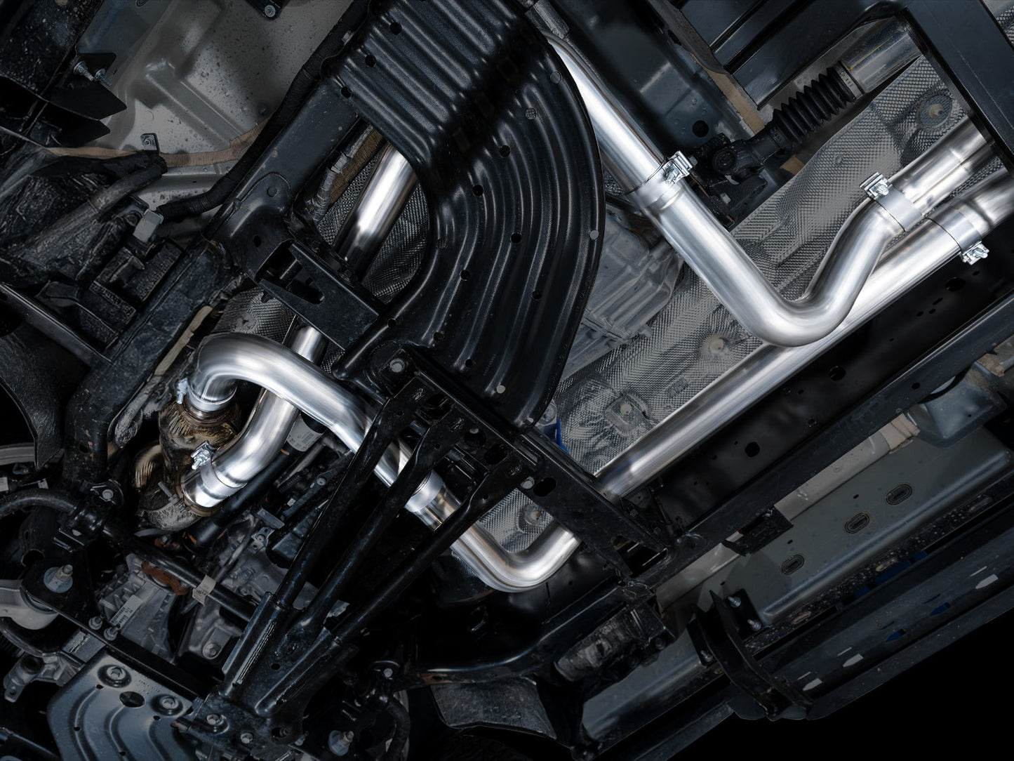 AWE Tuning 2025+ RAM 1500 RHO 3.0 I6 TT 0FG Dual Rear Exit Catback Exhaust - Chrome Silver Tips
