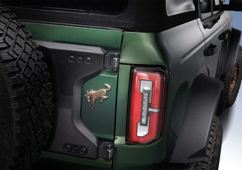 Ford Racing 2021+ Bronco Rear Emblem Overlay - Bronze