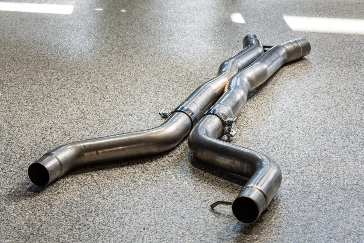 MBRP 3" Stainless Steel Resonator Bypass (X-Pipe) - BMW / G80 / G82 / M3 / M4