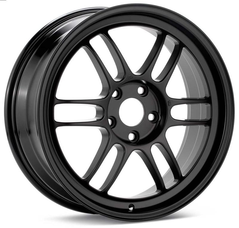 (set of 4) Enkei RPF1 Black | 15x7" +35mm | 4x100mm Wheel