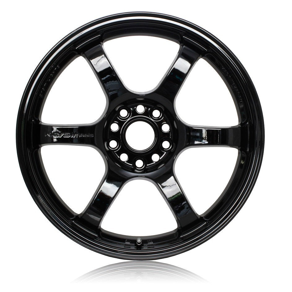 Gram Lights 57DR 17x9.0 +38 5x114.3 Glossy Black Wheel