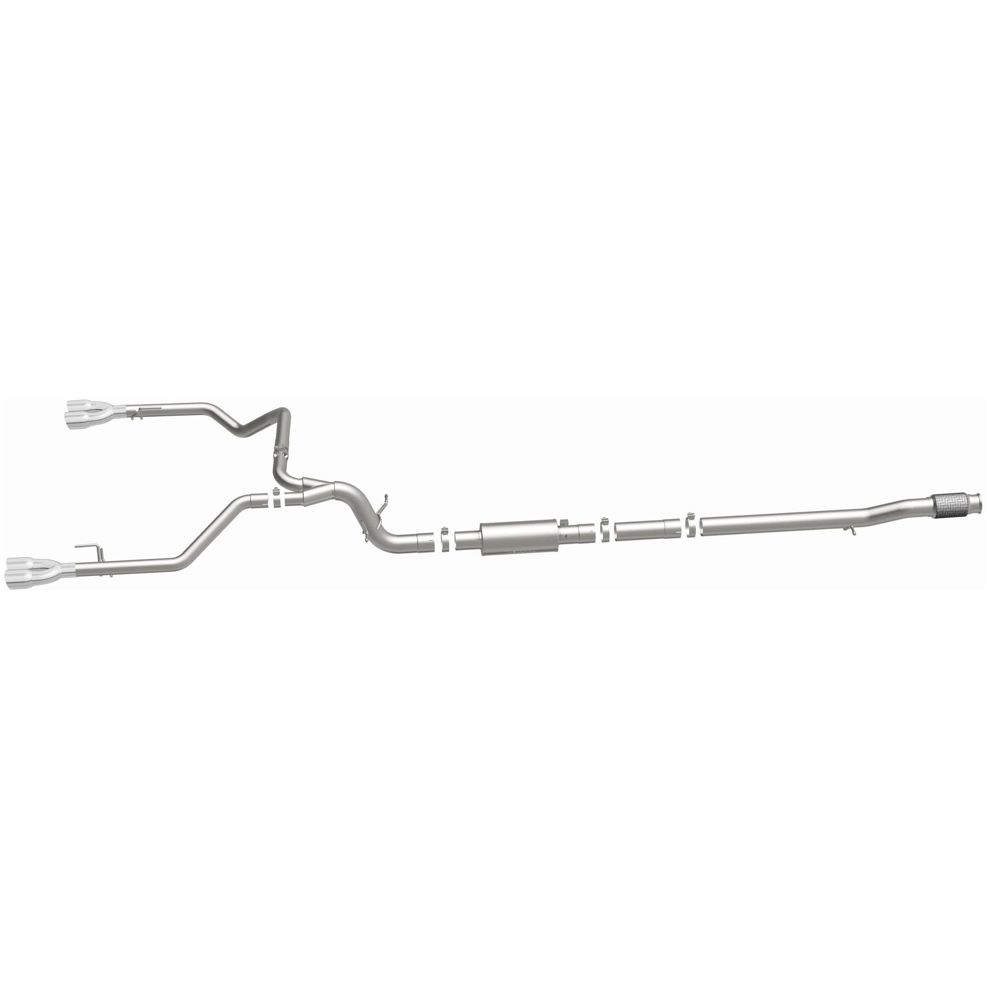 MagnaFlow 2019 Chevrolet Silverado 1500 Quad Exit Polished Stainless Cat-Back Exhaust