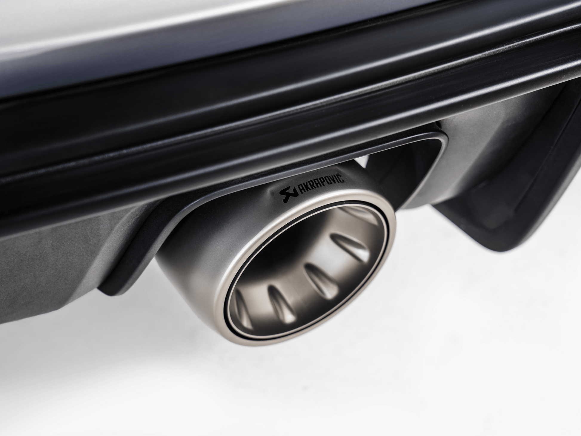 Akrapovic 2020+ Porsche Cayman GT4 (718) Tail Pipe Set (Black Coated Titanium)