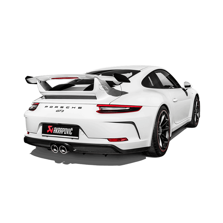 Akrapovic Porsche 911 GT3 (991.2) Slip-On Race Line (Titanium) w/Titanium Tail Pipe Set