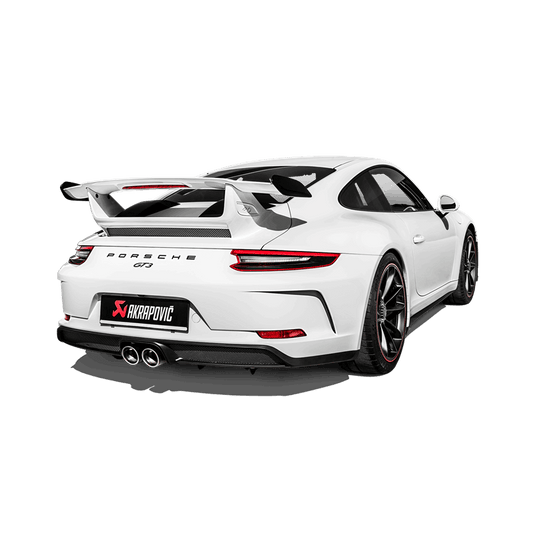Akrapovic 2018 Porsche 911 GT3 (991.2) Slip-On Race Line (Titanium) w/Titanium Tail Pipe Set
