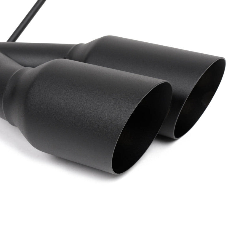 BLOX Racing 2022+ WRX Muffler Delete / Axle Back Single Wall 4in - Matte Black Tips