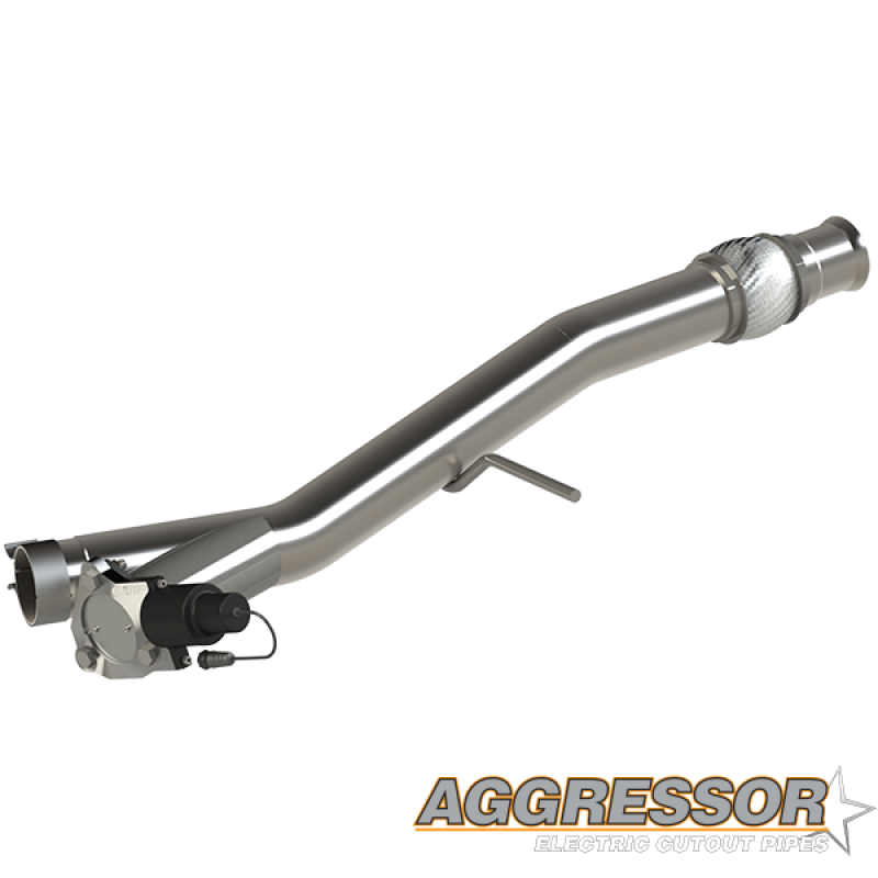 QTP 2014-2018 Chevrolet Silverado & GMC Sierra 1500 QTP Aggressor Cutout Pipe