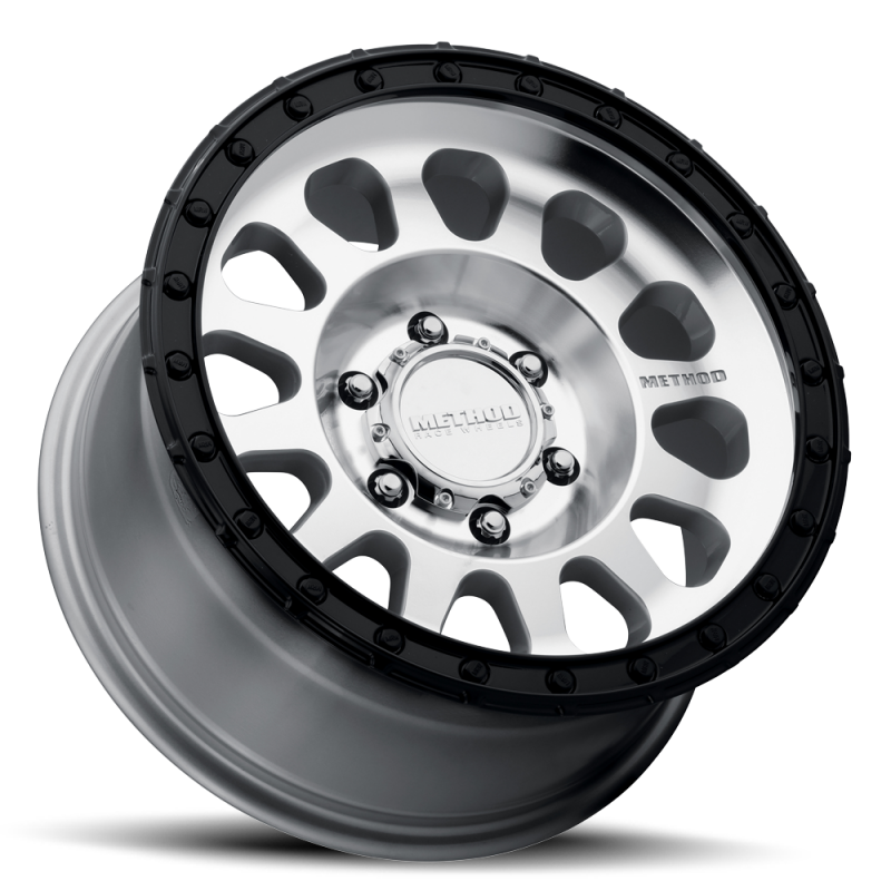 Method Wheels MR315 Machined - Gloss Black Lip | 18x9" +18mm | 8x6.5mm Wheel