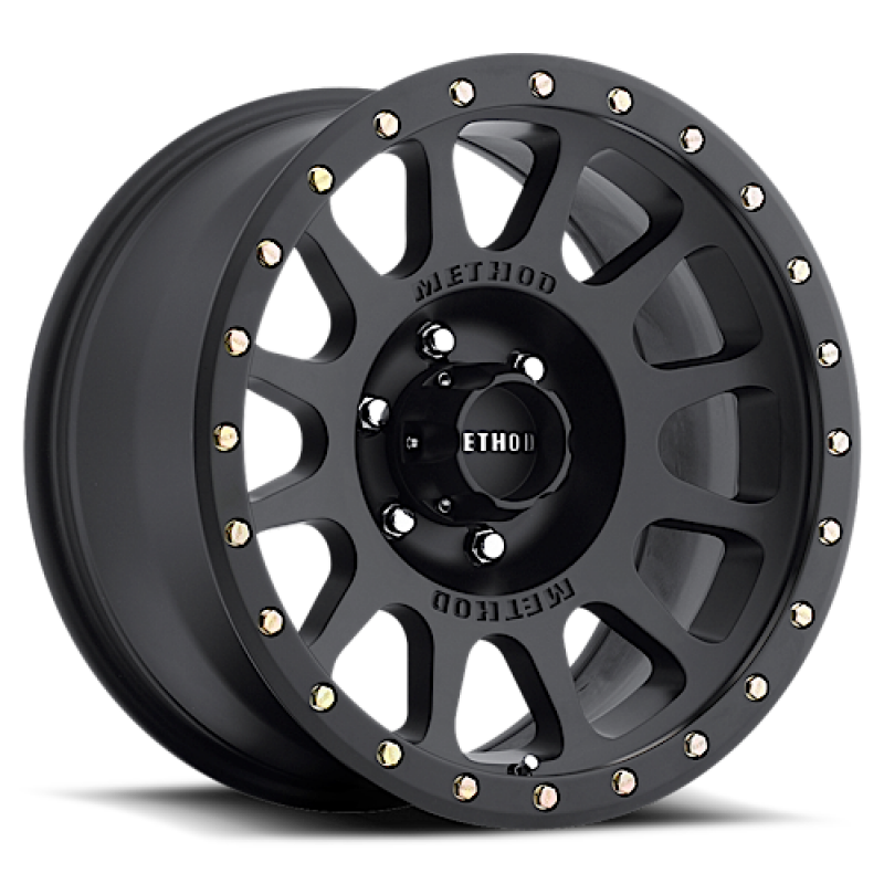 (set of 4) Method Wheels MR305 Matte Black | 17x8.5" +25mm | 6x5.5mm Wheel