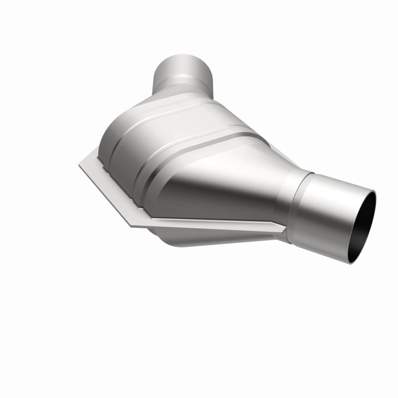MagnaFlow Universal Catalytic Converter 2.25 inch Angled O/O PC2 Front