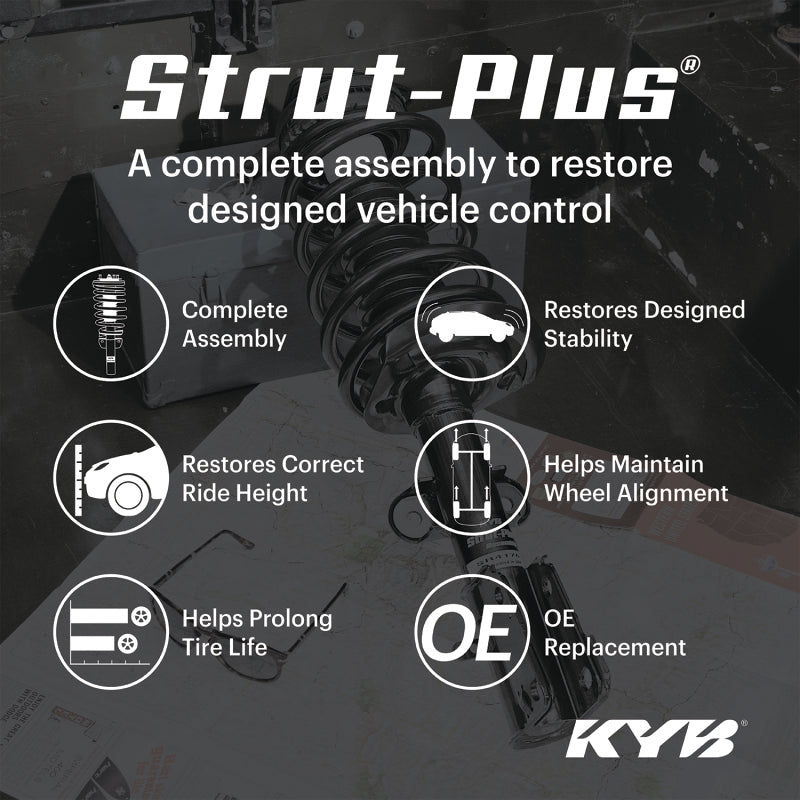 KYB Shocks & Struts Strut Plus Front Left 05-09 Subaru Outback
