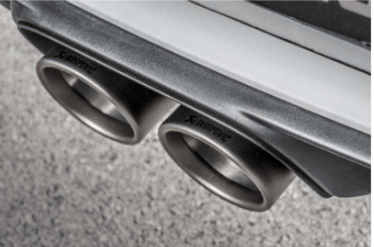 Akrapovic Porsche 911 GT3 (991.2) Slip-On Race Line (Titanium) w/Tips & Carbon Fiber Diffuser