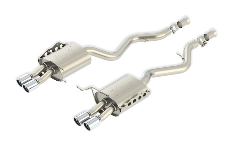 Borla 2015+ Chevy Corvette C7 Z06 6.2L Axle Back ATAK Exhaust Black Quad Tips w/o AFM w/ NPP