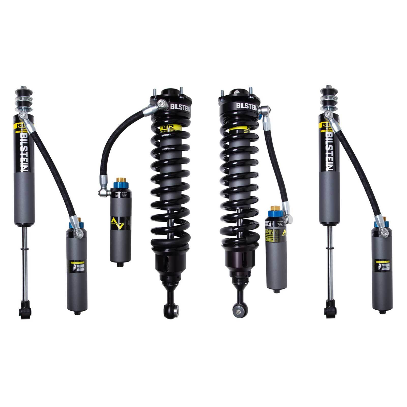Bilstein 8112 DSA+ Coilovers & 8100 Shocks Set w/2.25-3.25" lift - 2007-2021 Toyota Tundra 4WD RWD