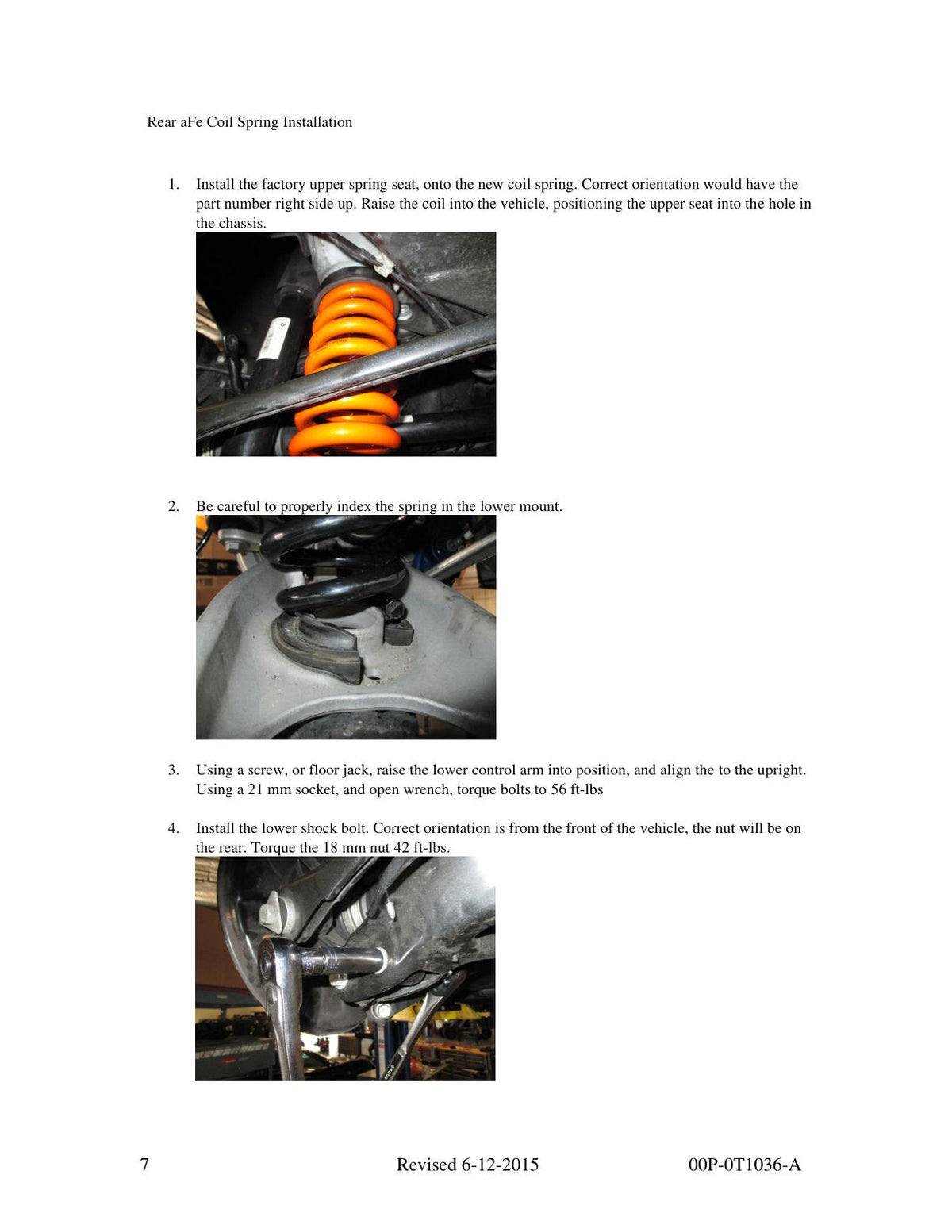 aFe CONTROL Lowering Springs | BMW 335i F30 / 435i F32 (12-15) (410-503002-N)
