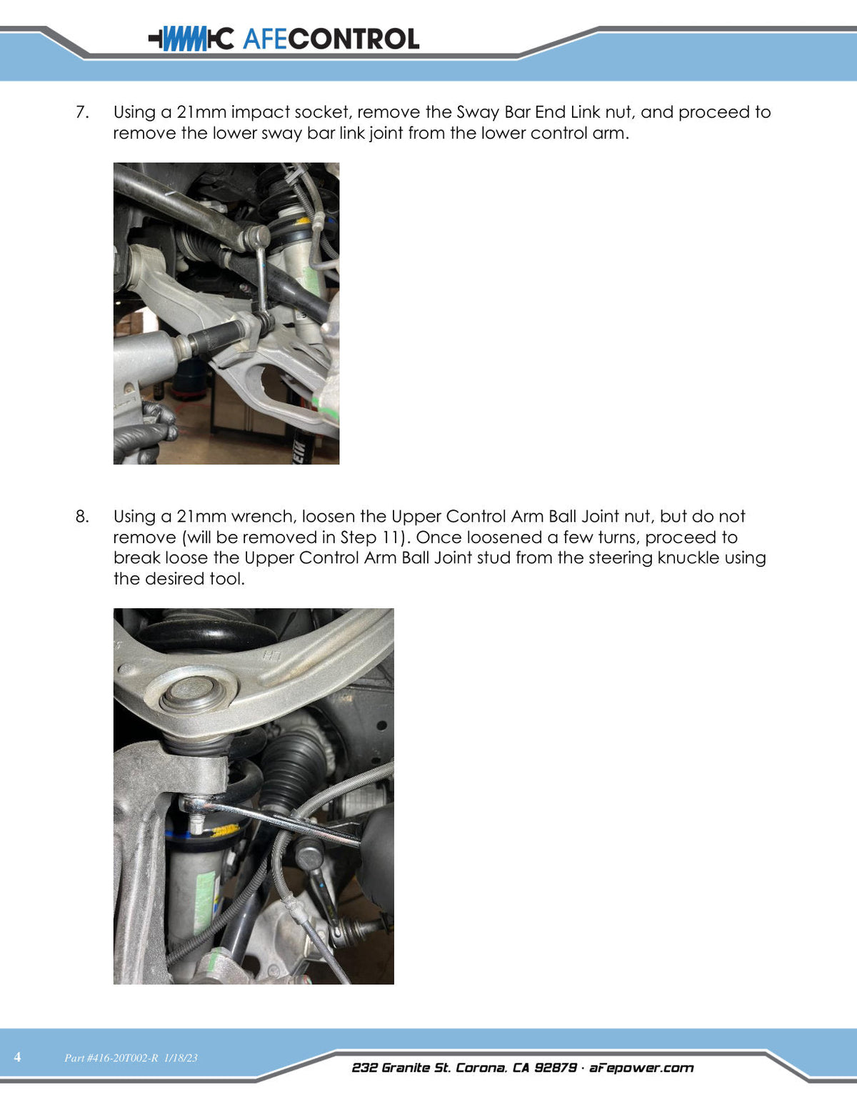 aFe CONTROL 3.0 IN Leveling Kit 2021 RAM 1500 TRX