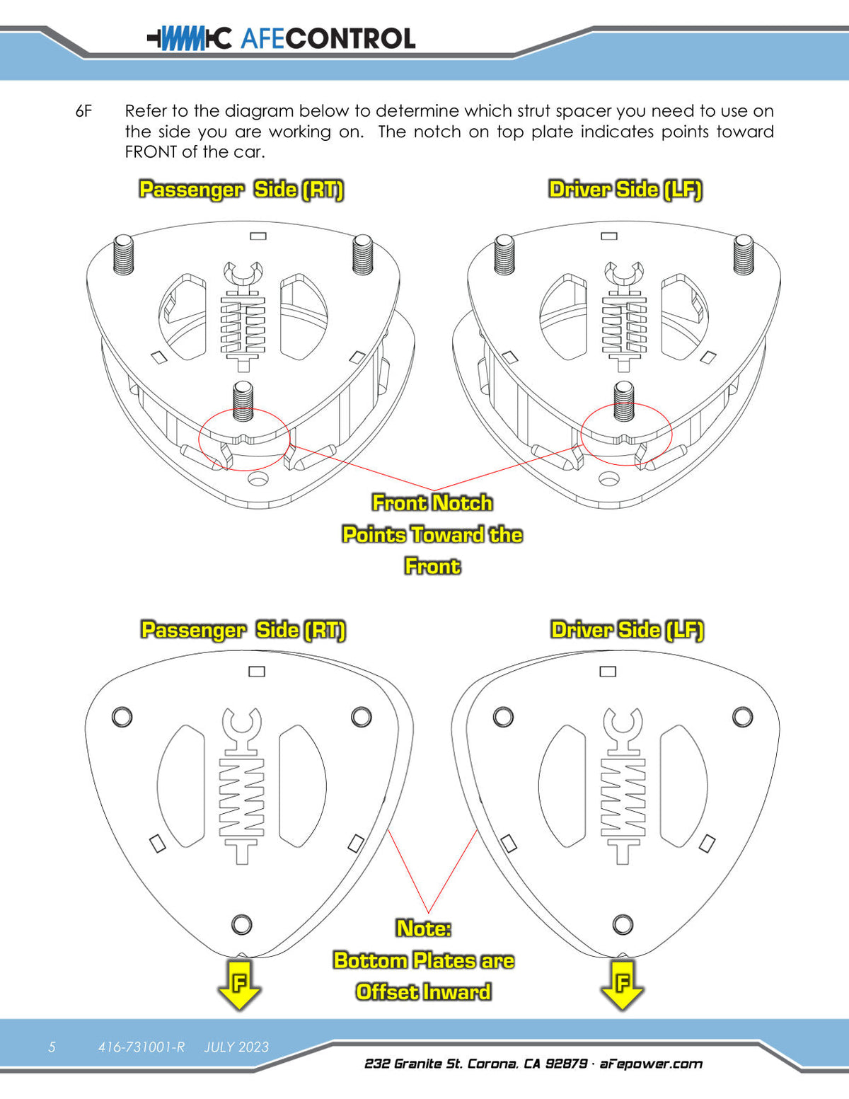 aFe 20-23 Subaru Outback CONTROL 2.0in Lift Kit