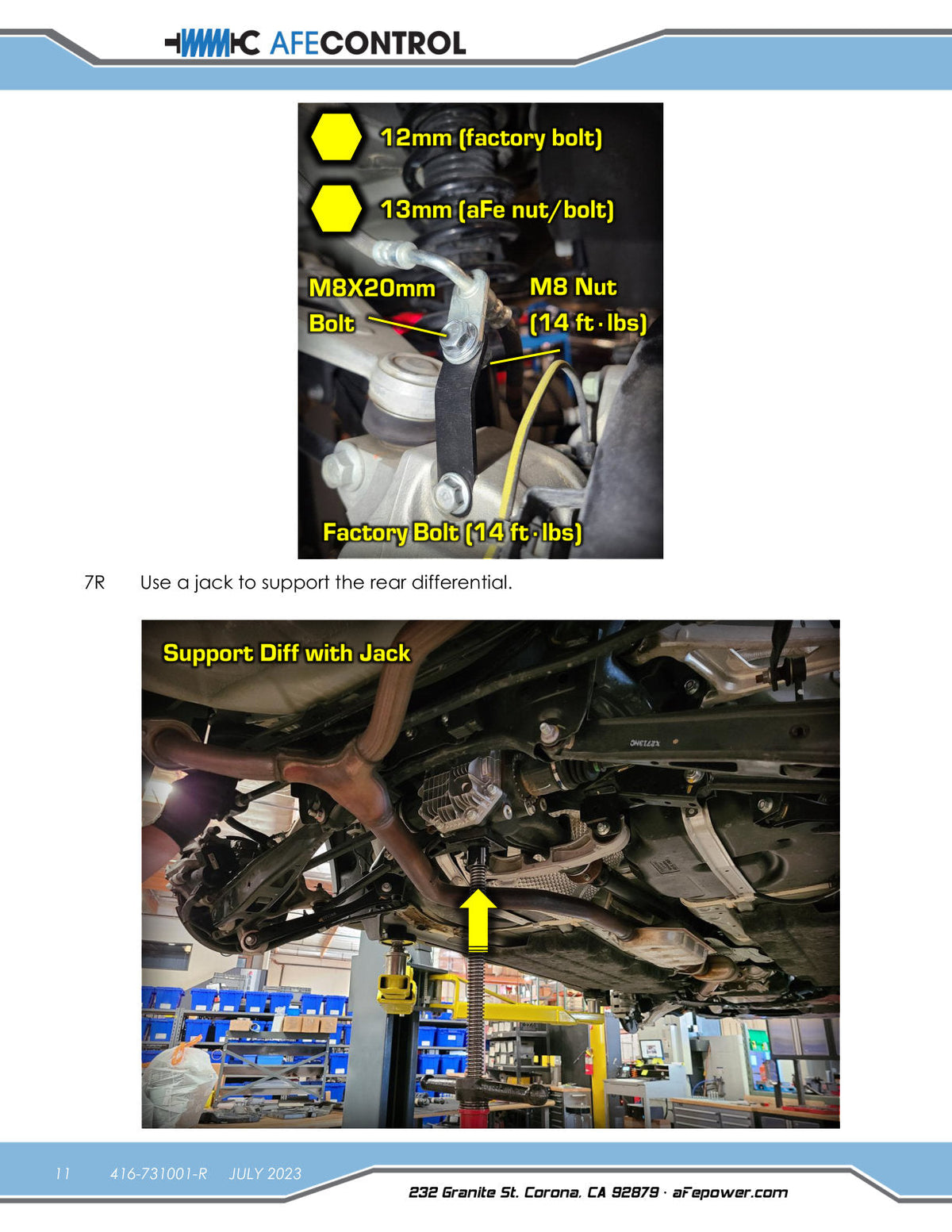 aFe 20-23 Subaru Outback CONTROL 2.0in Lift Kit