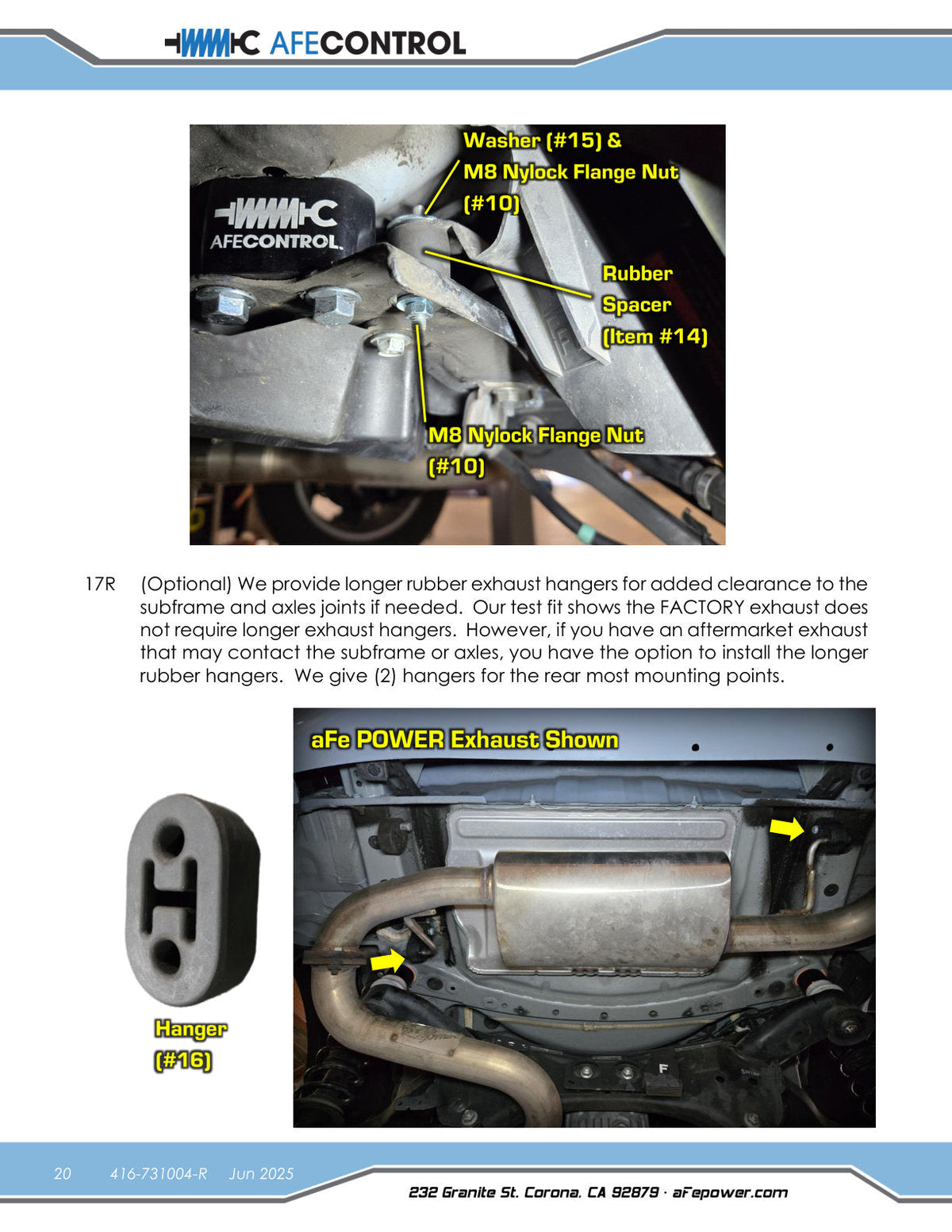 aFe 18-23 Subaru Crosstrek CONTROL 1.5in Lift Kit