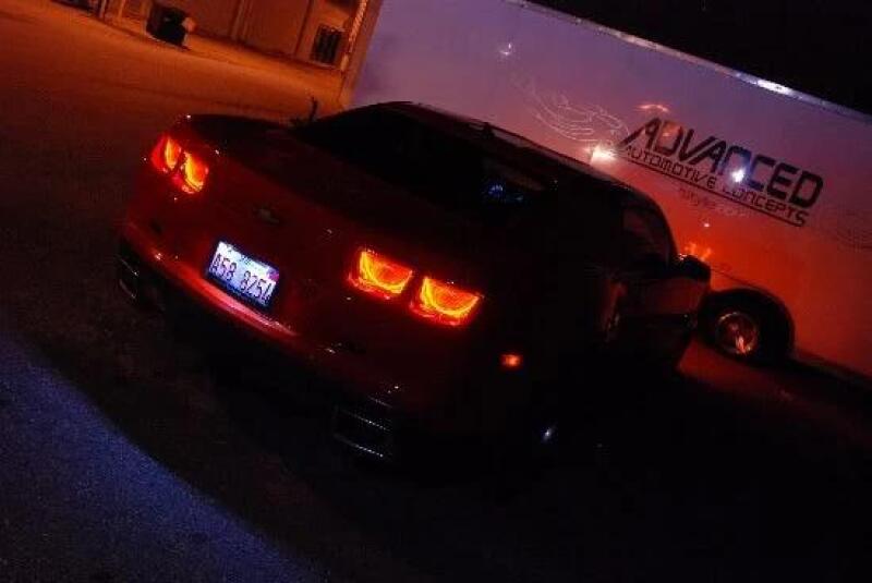 Oracle 10-13 Chevrolet Camaro LED Afterburner Tail Light Halo Kit - Red