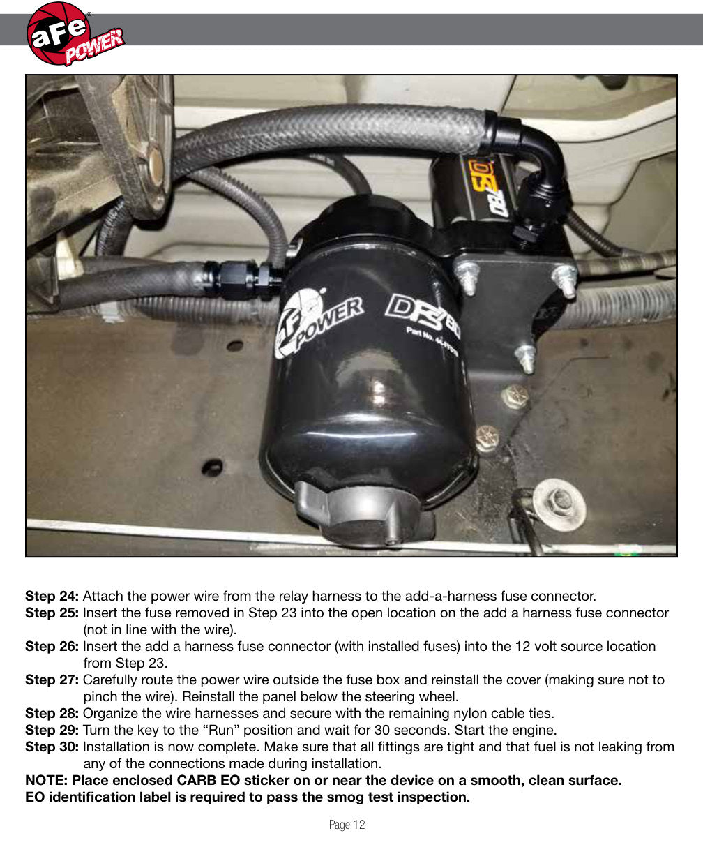 aFe DFS780 PRO Fuel Pump 99-07 Ford Diesel Trucks V8 7.3L/6.0L