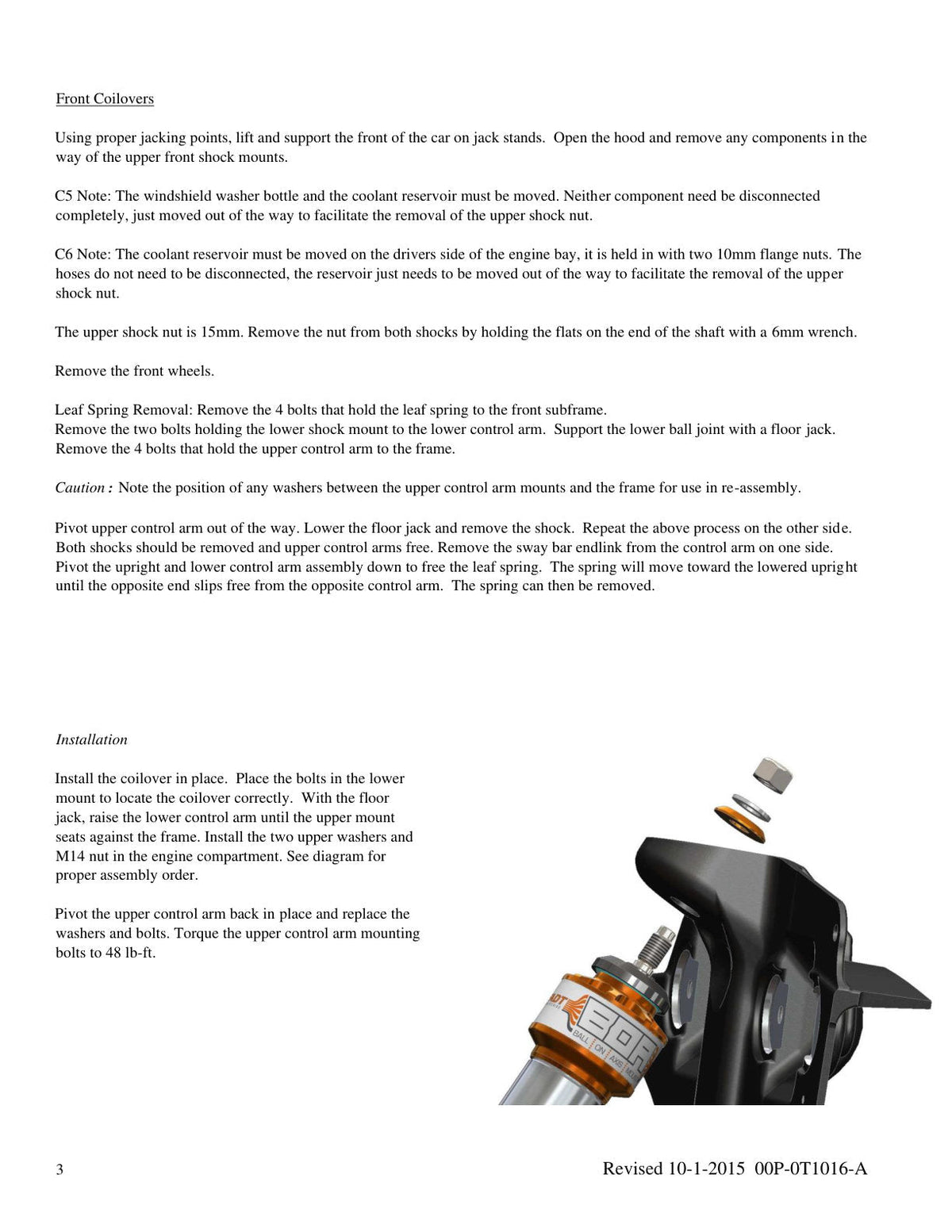 aFe Control PFADT Series Featherlight Single Adj Street/Track Coilover System 97-13 Chevy Corvette