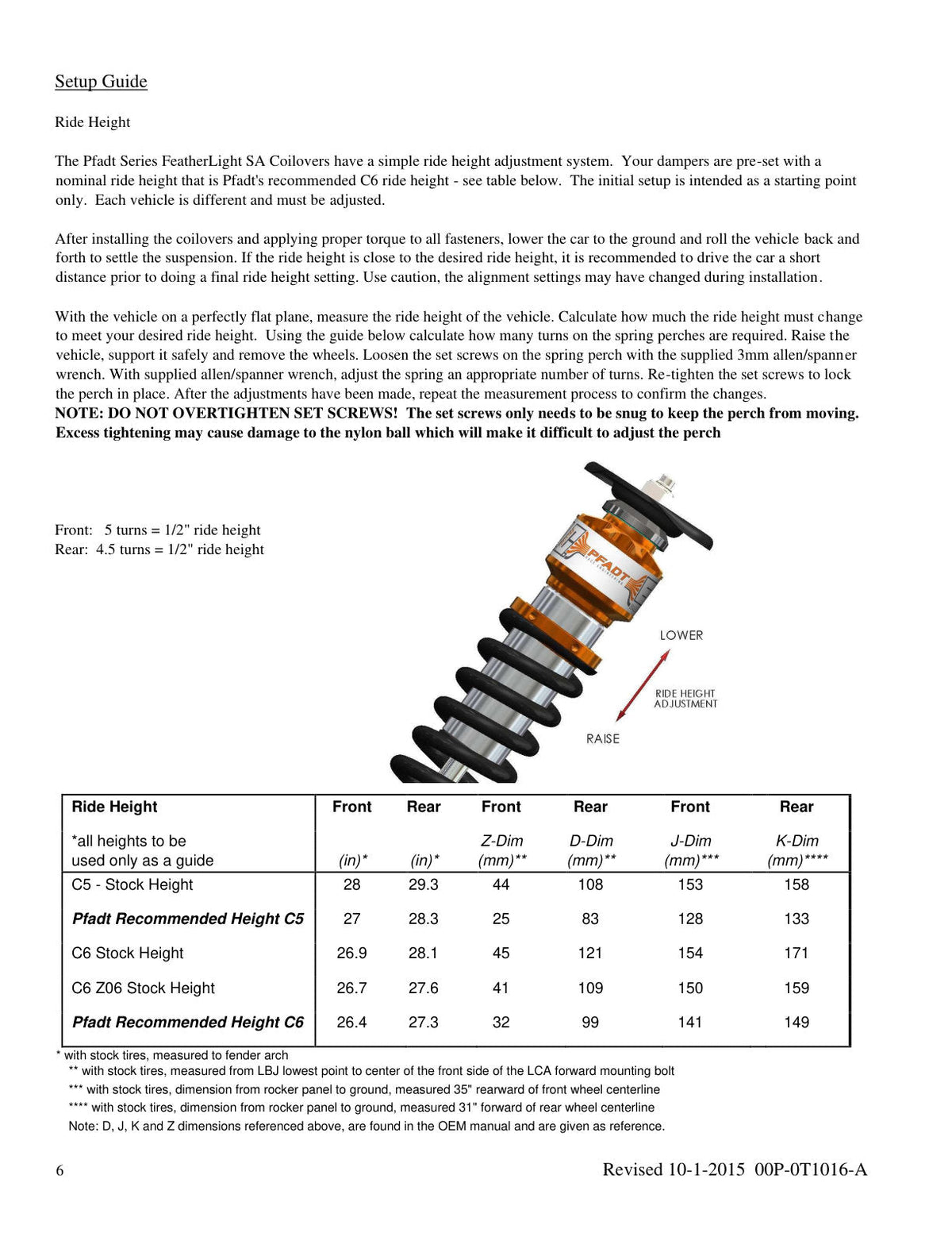 aFe Control PFADT Series Featherlight Single Adj Street/Track Coilover System 97-13 Chevy Corvette