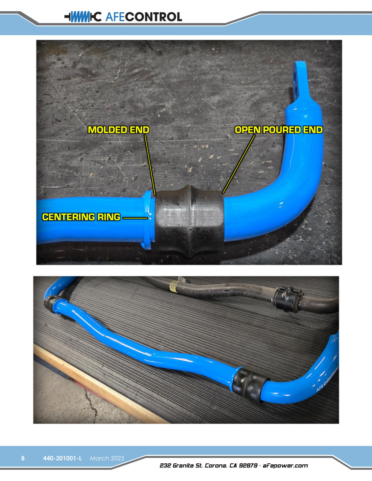 aFe 06-23 Dodge Charger Control Sway Bar- (Rear)