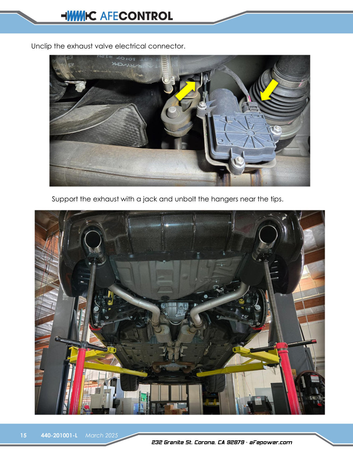 aFe 06-23 Dodge Charger Control Sway Bar- (Rear)