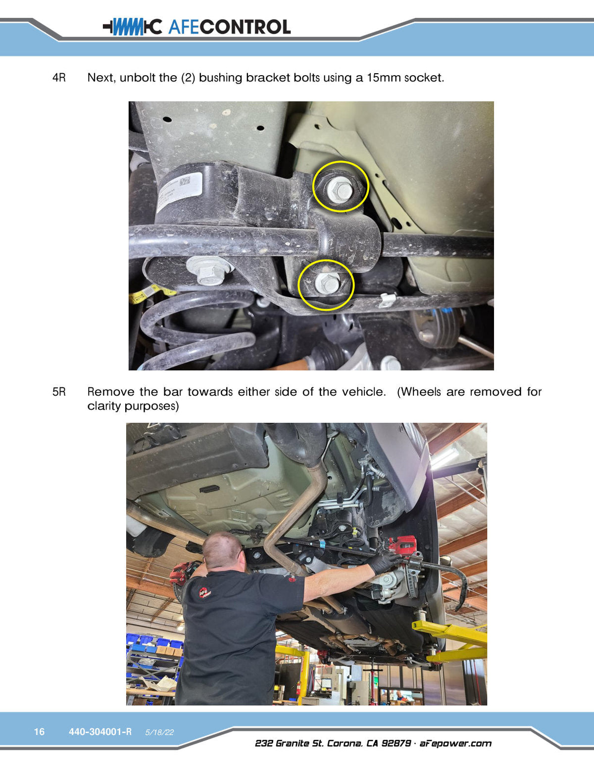 aFe Control 20-22 Ford Explorer ST 3.0L V6 (tt) Sway Bar - Front Bar
