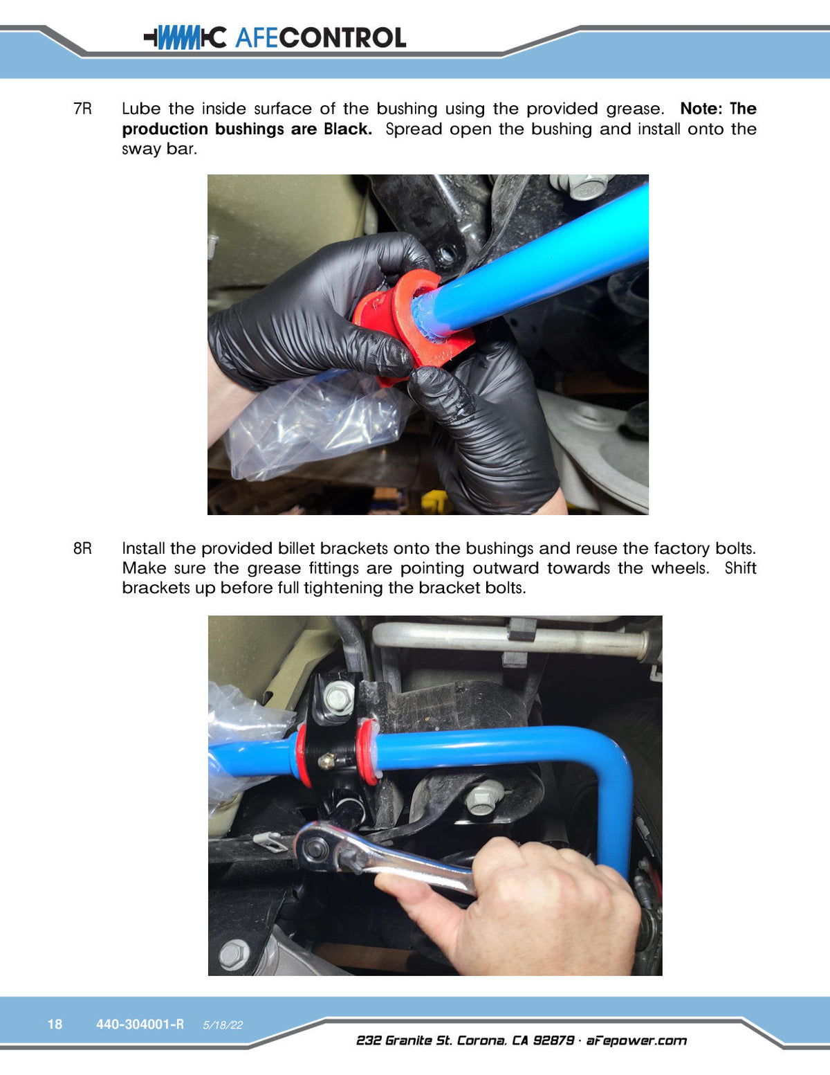 aFe Control 20-22 Ford Explorer ST 3.0L V6 (tt) Sway Bar - Front Bar