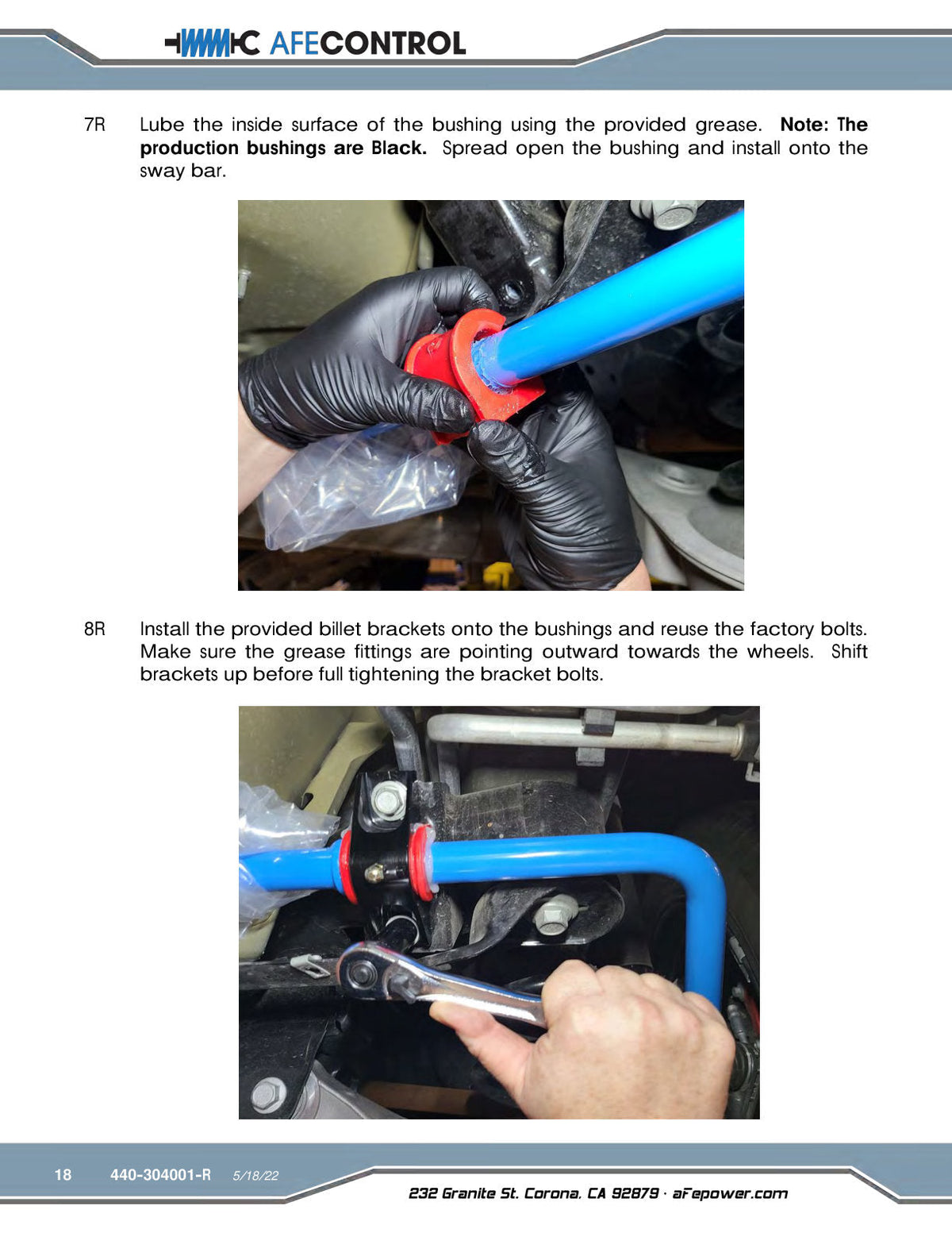 aFe Control 20-22 Ford Explorer ST 3.0L V6 (tt) Sway Bar - Rear Bar