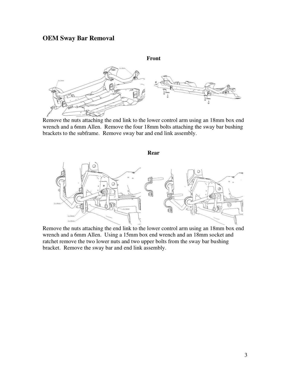 aFe Control Sway Bar Set Johnny OConnell 97-13 Chevy Corvette C5/C6