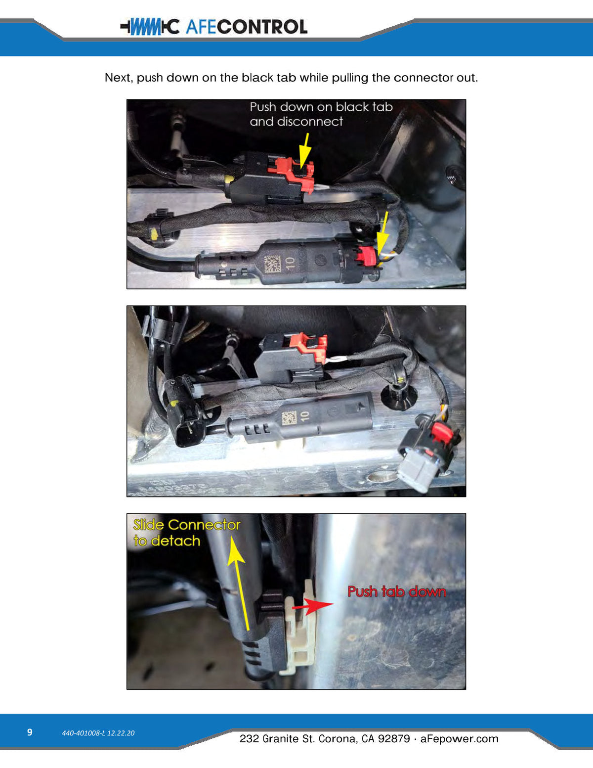 aFe 2020 Chevrolet Corvette C8 Control 3-Way Adjustable Front Sway Bar
