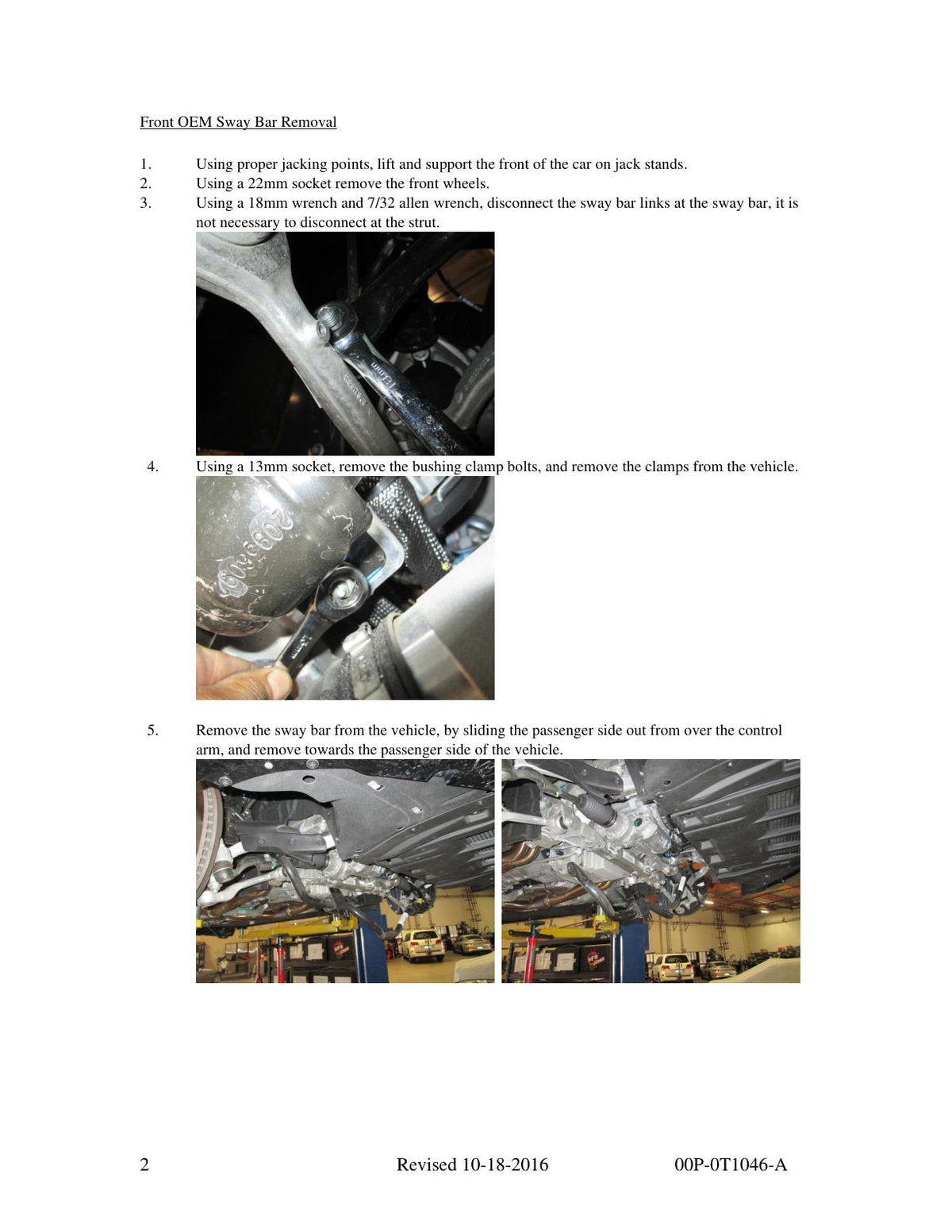 aFe Control Sway Bar Set 2016 Chevy Camaro