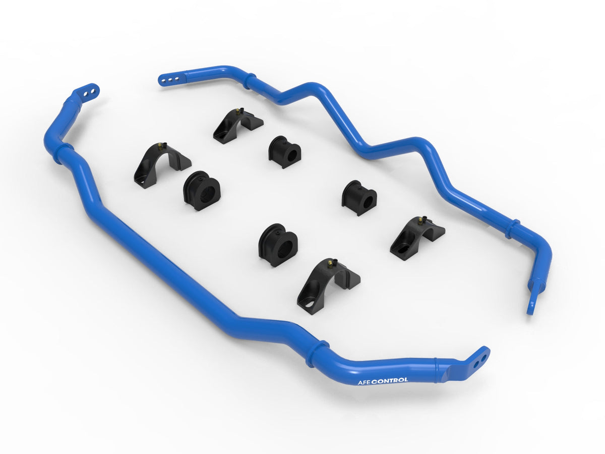 aFe 16-21 Infiniti Q50/Q60 3.0L (tt) Rear Sway Bar Blue