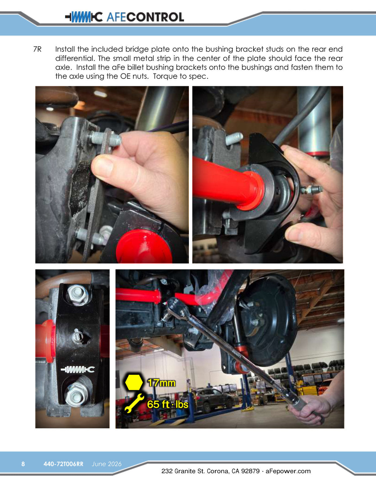 aFe CONTROL 24-26 Toyota Tacoma 2-Way Adjustable Rear Sway Bar
