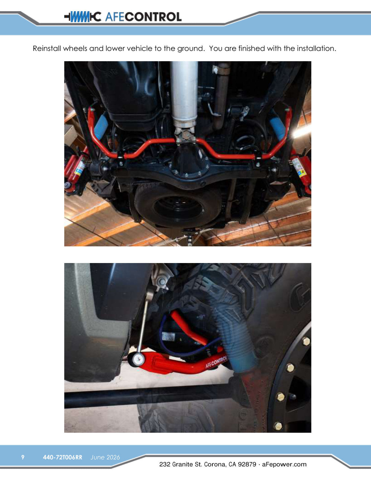aFe CONTROL 24-26 Toyota Tacoma 2-Way Adjustable Rear Sway Bar