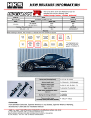 HKS Hipermax R Coilovers (without Error Canceller) - Toyota Supra (A90) 2020+