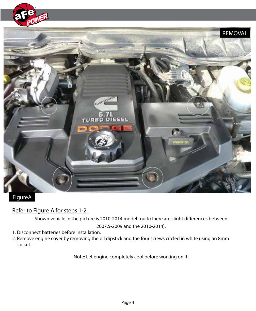 aFe Bladerunner Manifolds Intake Dodge Diesel Trucks 10-13 L6-6.7L (td) with Gaskets