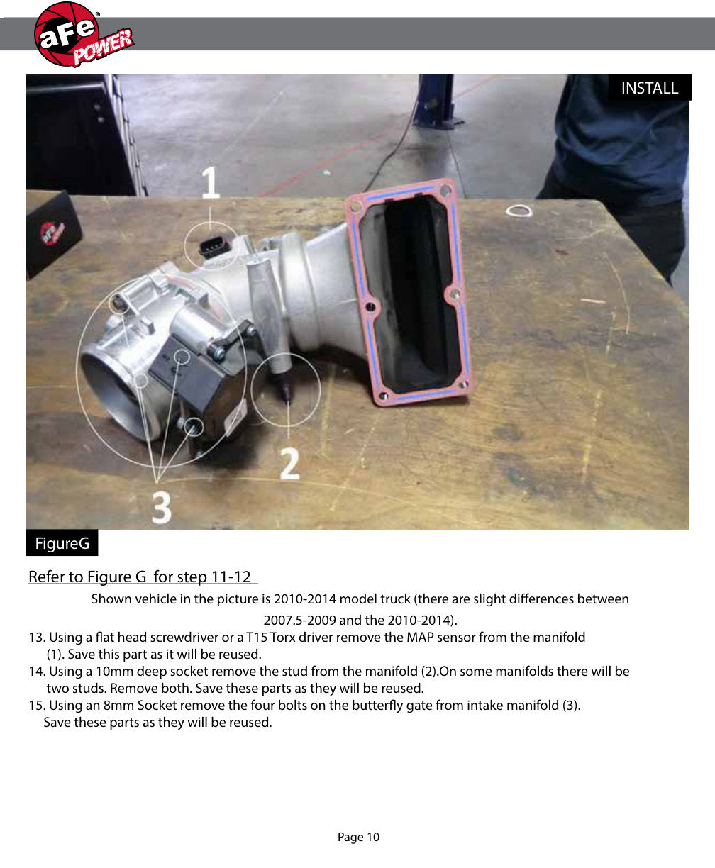 aFe Bladerunner Manifolds Intake Dodge Diesel Trucks 10-13 L6-6.7L (td) with Gaskets