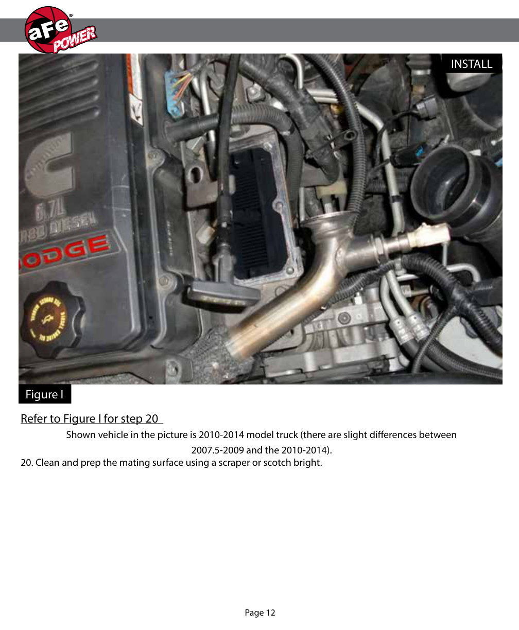 aFe Bladerunner Manifolds Intake Dodge Diesel Trucks 10-13 L6-6.7L (td) with Gaskets