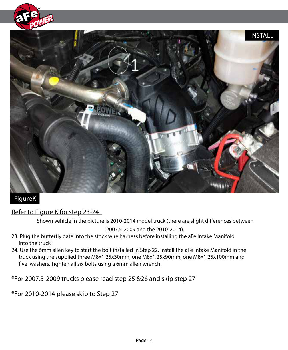 aFe Bladerunner Manifolds Intake Dodge Diesel Trucks 10-13 L6-6.7L (td) with Gaskets