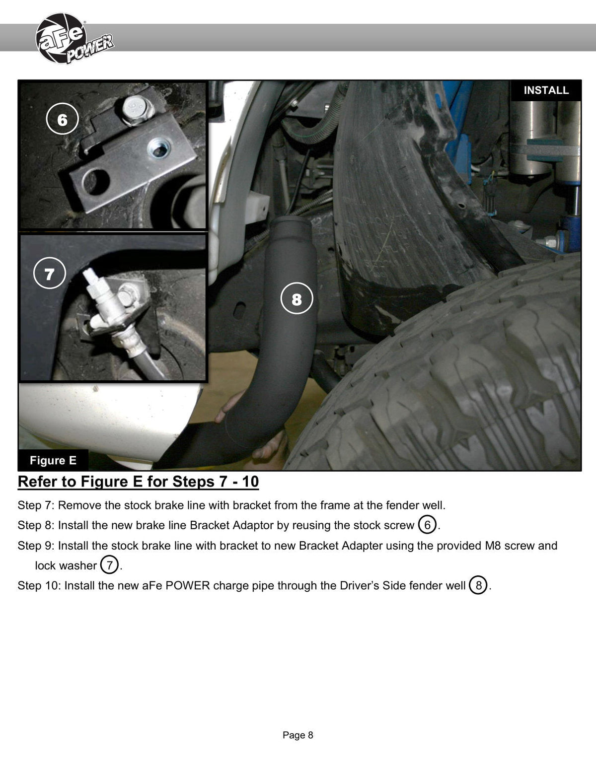 aFe 06-10 GM Diesel Trucks V8 6.6L BladeRunner Aluminum Hot & Cold Charge Pipe Kit - Black
