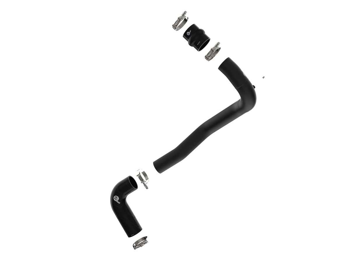 aFe 08-10 Ford Trucks V8-6.4L (td) BladeRunner 3 IN Aluminum Hot Charge Pipe - Black