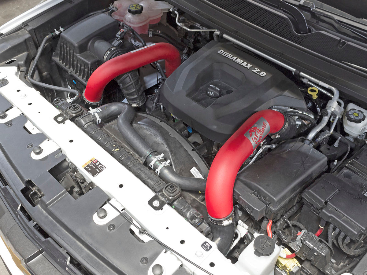 aFe BladeRunner 3in Black IC Tube Cold Side w/ Coupling & Clamp Kit 2016 GM Colorado/Canyon 2.8L