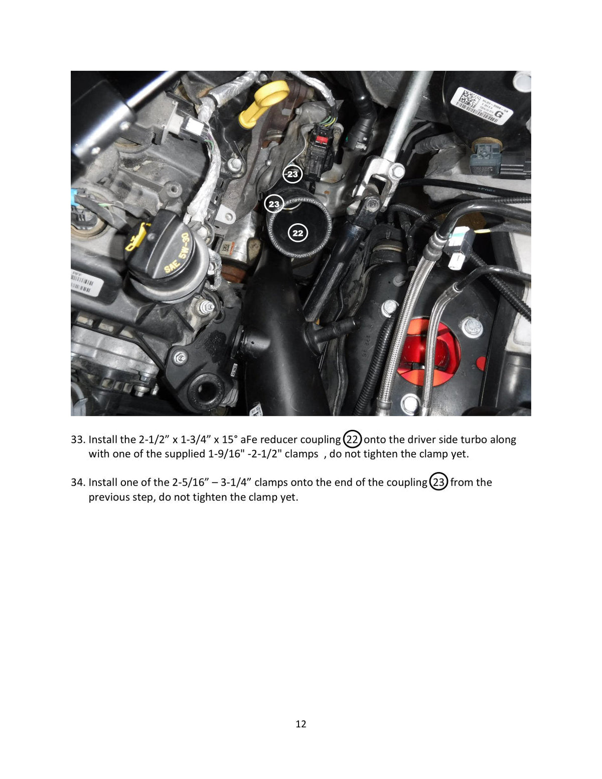 aFe Bladerunner Intercooler Tubes Hot Side 2.5in 17-20 Ford F-150 Raptor V6 3.5L(tt)