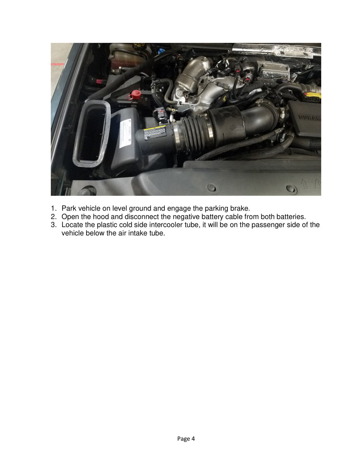 aFe BladeRunner 3in Black Intercooler Tube Cold Side 17-18 GM Diesel Trucks V8 6.6L (td) L5P